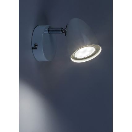 Rabalux - Sieninis akcentinis šviestuvas 1xGU10/5W/230V balta