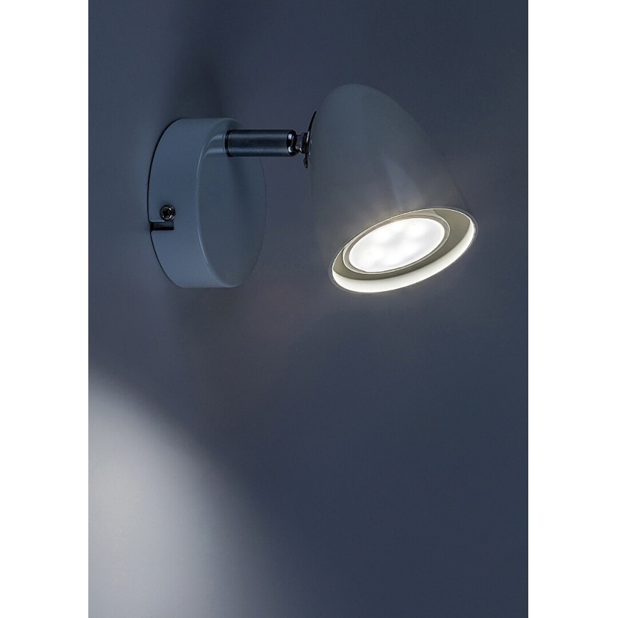 Rabalux - Sieninis akcentinis šviestuvas 1xGU10/5W/230V balta