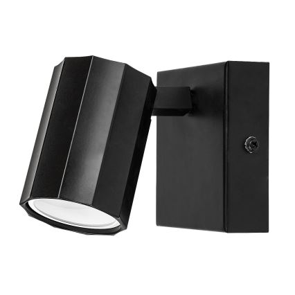 Rabalux - Sieninis akcentinis šviestuvas 1xGU10/5W/230V juoda