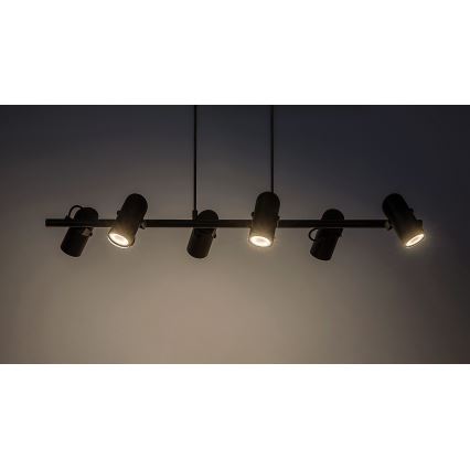 Rabalux - Pakabinamas sietynas 6xGU10/25W/230V