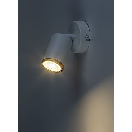 Rabalux - Sieninis kryptinis šviestuvas 1xGU10/15W/230V baltas