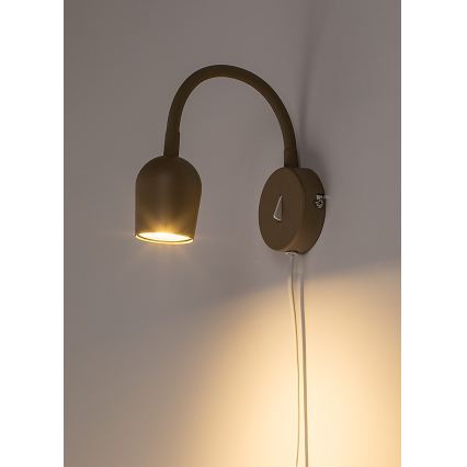 Rabalux - Sieninis taškinis šviestuvas 1xGU10/15W/230V smėlio spalvos