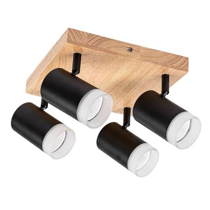 Rabalux - Lubinis taškinis šviestuvas 4xGU10/5W/230V ąžuolas