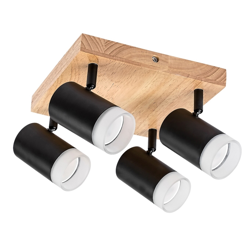 Rabalux - Lubinis taškinis šviestuvas 4xGU10/5W/230V ąžuolas