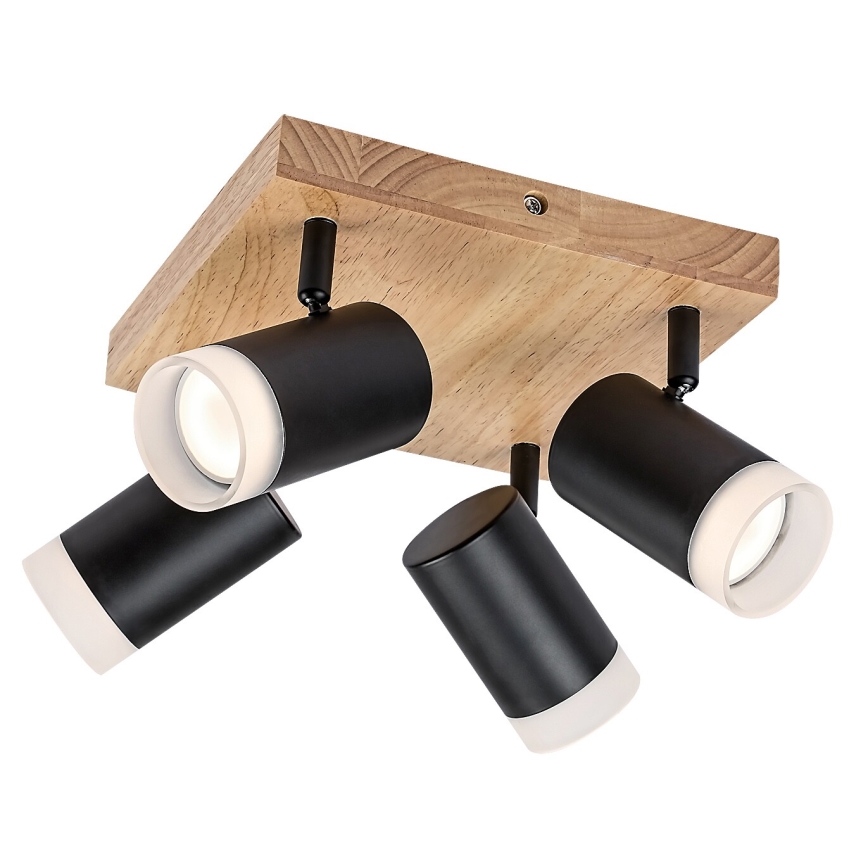 Rabalux - Lubinis taškinis šviestuvas 4xGU10/5W/230V ąžuolas