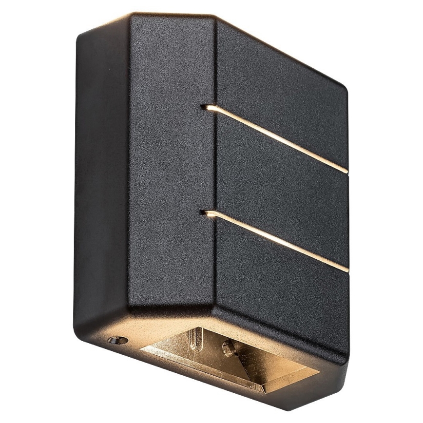 Rabalux - LED Lauko sieninis šviestuvas LED/6W/230V IP54 juodas