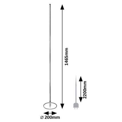 Rabalux - LED toršeras LED/18W/230V 3000K