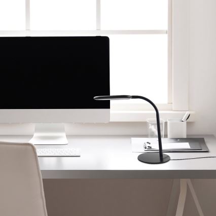 Rabalux - LED reguliuojama jutiklinė stalinė lempa LED/10W/230V 3000-6000K juoda