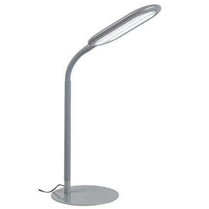Rabalux - LED reguliuojama jutiklinė stalinė lempa LED/10W/230V 3000-6000K pilka