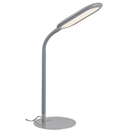 Rabalux - LED reguliuojama jutiklinė stalinė lempa LED/10W/230V 3000-6000K pilka