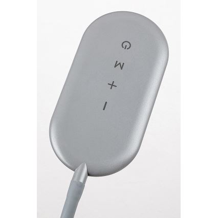 Rabalux - LED reguliuojama jutiklinė stalinė lempa LED/10W/230V 3000-6000K pilka
