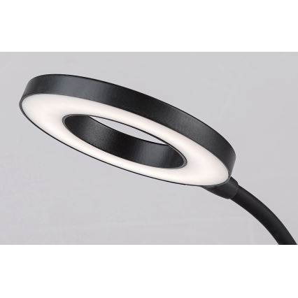 Rabalux - LED reguliuojama jutiklinė stalinė lempa su belaidžiu įkrovimu LED/5W/5V 2700-6000K juoda