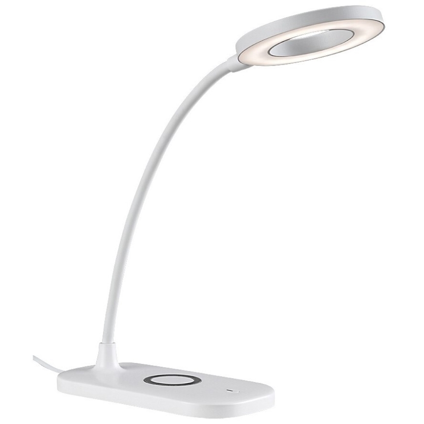 Rabalux - LED reguliuojama jutiklinė stalinė lempa su belaidžiu įkrovimu LED/5W/5V 2700-6000K balta