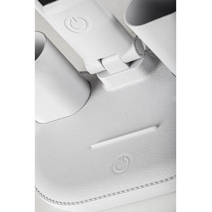 Rabalux - dimeriuojama LED stalinė lempa su ventiliatoriumi LED/7W/5V 3000/4000/6500K