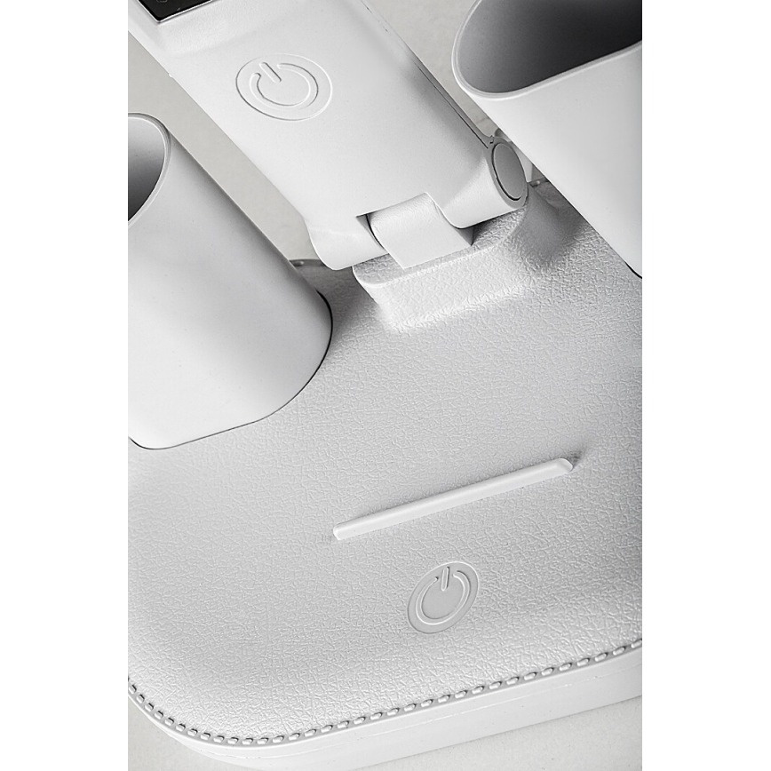 Rabalux - dimeriuojama LED stalinė lempa su ventiliatoriumi LED/7W/5V 3000/4000/6500K