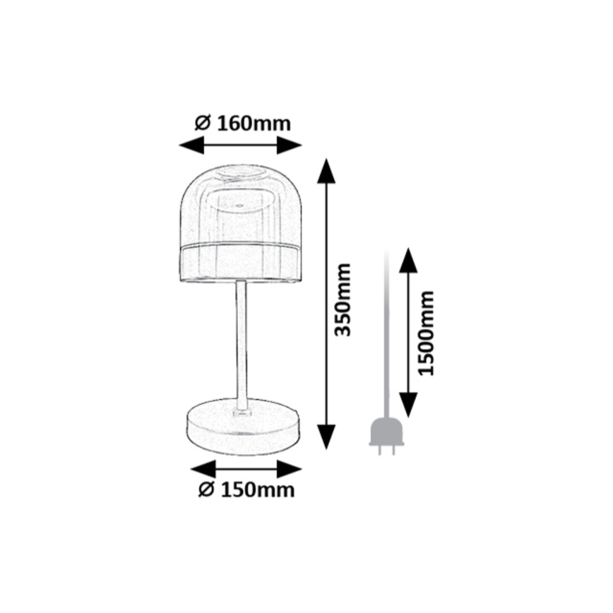 Rabalux - LED pritemdomas stalinis šviestuvas LED/13W/230V 3000/4000/6000K