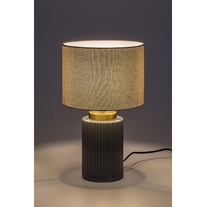 Rabalux - Stalo lempa 1xE14/40W/230V pilka