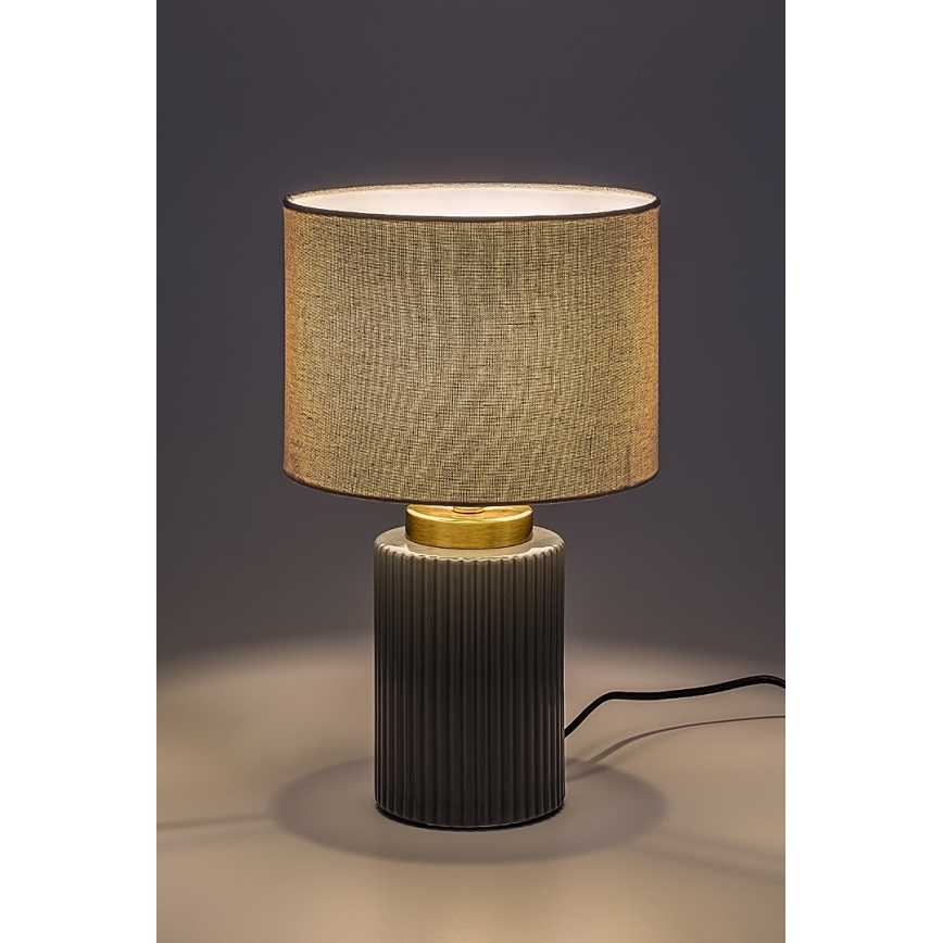 Rabalux - Stalo lempa 1xE14/40W/230V pilka