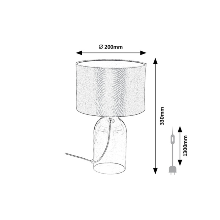Rabalux - stalinis šviestuvas 1xE14/40W/230V, skersmuo 20 cm