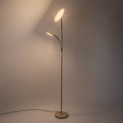 Rabalux - LED dimeriuojama grindinė lempa LED/23W/230V 3000/4200/6500 smėlio spalvos