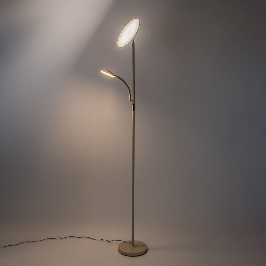 Rabalux - LED dimeriuojama grindinė lempa LED/23W/230V 3000/4200/6500 smėlio spalvos