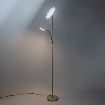 Rabalux - LED dimeriuojama grindinė lempa LED/23W/230V 3000/4200/6500 smėlio spalvos