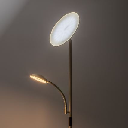 Rabalux - LED dimeriuojama grindinė lempa LED/23W/230V 3000/4200/6500 smėlio spalvos