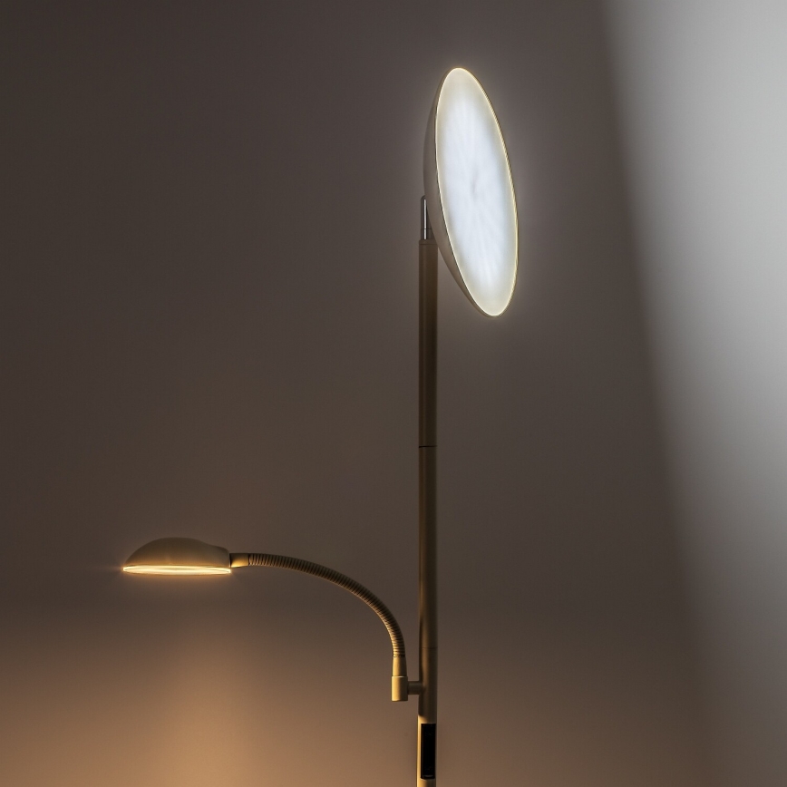 Rabalux - LED dimeriuojama grindinė lempa LED/23W/230V 3000/4200/6500 smėlio spalvos