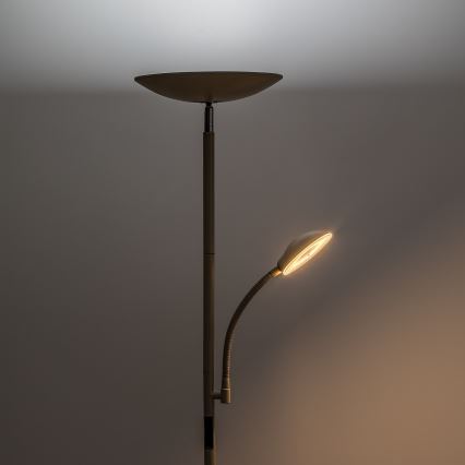 Rabalux - LED dimeriuojama grindinė lempa LED/23W/230V 3000/4200/6500 smėlio spalvos