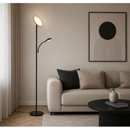 Rabalux - LED Reguliuojamas grindinis šviestuvas LED/23W/230V 3000/4200/6500 juoda
