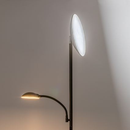 Rabalux - LED Reguliuojamas grindinis šviestuvas LED/23W/230V 3000/4200/6500 juoda