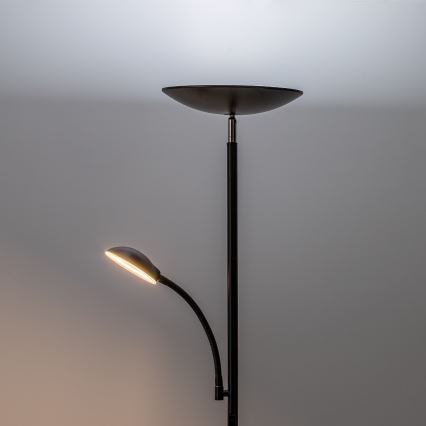 Rabalux - LED Reguliuojamas grindinis šviestuvas LED/23W/230V 3000/4200/6500 juoda