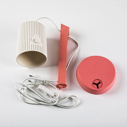 Rabalux - Stalinė lempa 1xE14/11W/230V rožinė