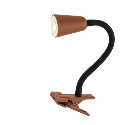 Rabalux - stalinis šviestuvas su spaustuku 1xGU10/7W/230V oranžinis