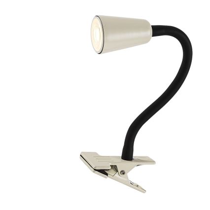 Rabalux - Stalinė lempa su spaustuku 1xGU10/7W/230V kreminė