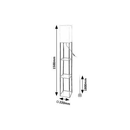 Rabalux - Toršeras Su shelves 1xE27/40W/230V