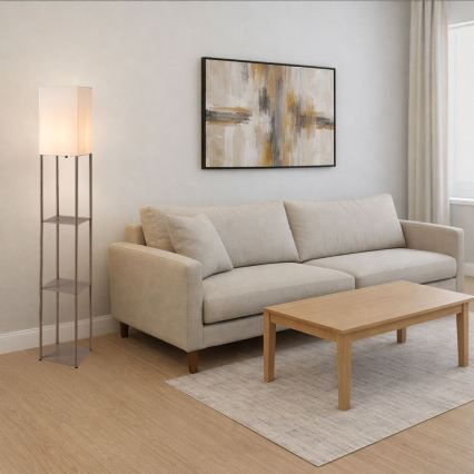 Rabalux - Stovinti lempa su lentynėlėmis 1xE27/40W/230V smėlio spalvos