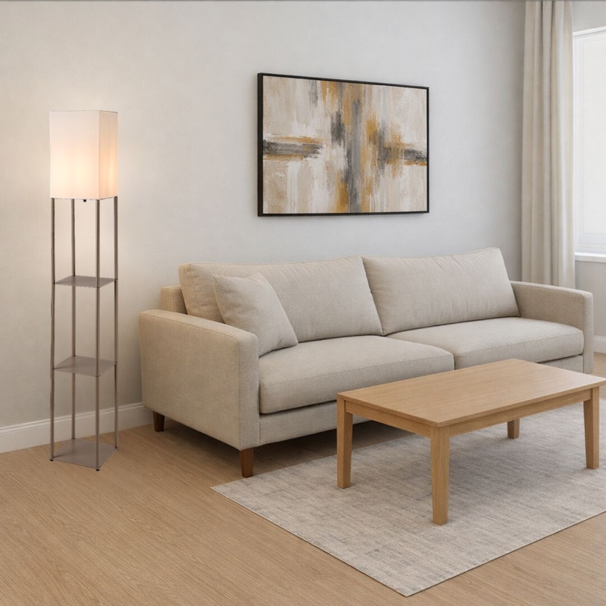 Rabalux - Stovinti lempa su lentynėlėmis 1xE27/40W/230V smėlio spalvos