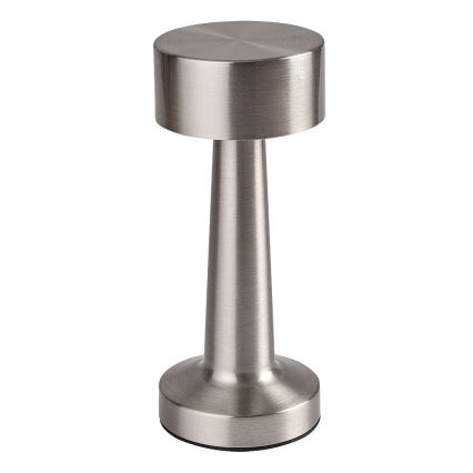 Rabalux - LED Įkraunama jutiklinė stalinė lempa LED/2,7W/5V 1200mAh 3000/4000/6000K matinis chromas