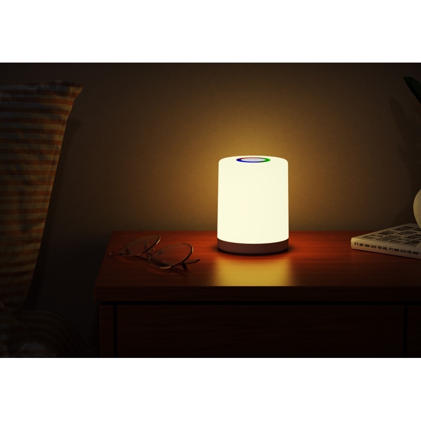 Rabalux - LED RGB Įkraunamas Stalinis šviestuvas LED/0,8W/5V 1800mAh