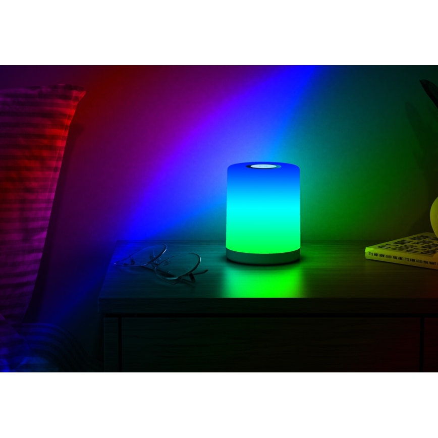 Rabalux - LED RGB Įkraunamas Stalinis šviestuvas LED/0,8W/5V 1800mAh