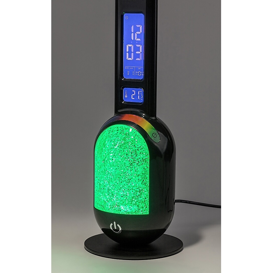 Rabalux - LED RGB Pritemdomas stalinis šviestuvas LED/5W/230V juoda