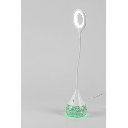 Rabalux - LED RGB Pritemdomas stalinis šviestuvas LED/4W/230V balta