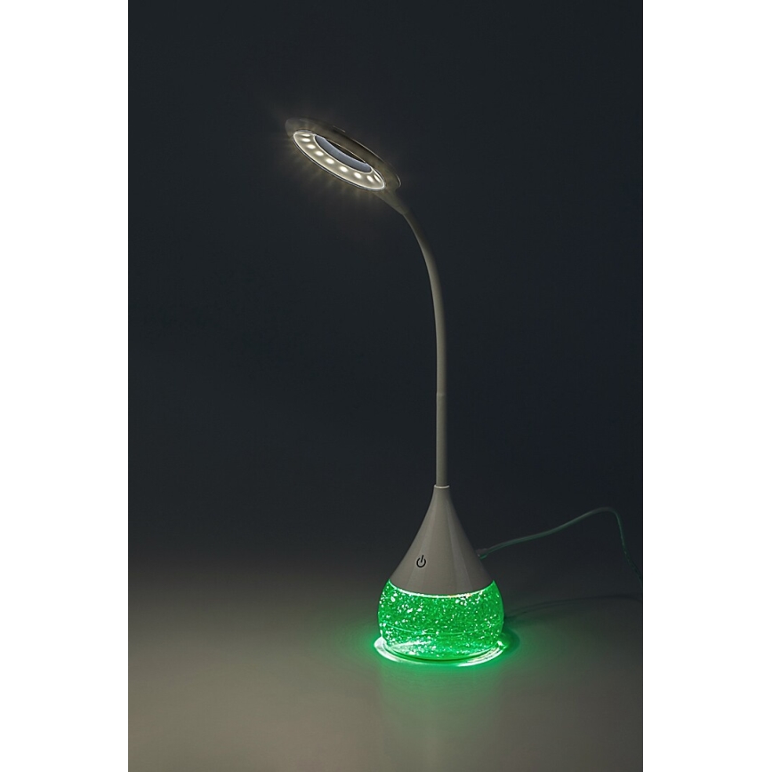 Rabalux - LED RGB Pritemdomas stalinis šviestuvas LED/4W/230V balta