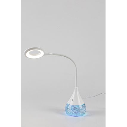 Rabalux - LED RGB Pritemdomas stalinis šviestuvas LED/4W/230V balta