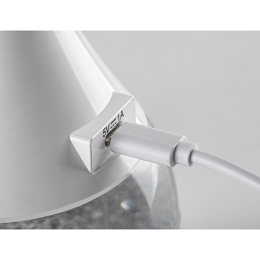 Rabalux - LED RGB Pritemdomas stalinis šviestuvas LED/4W/230V balta