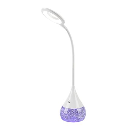 Rabalux - LED RGB Pritemdomas stalinis šviestuvas LED/4W/230V balta