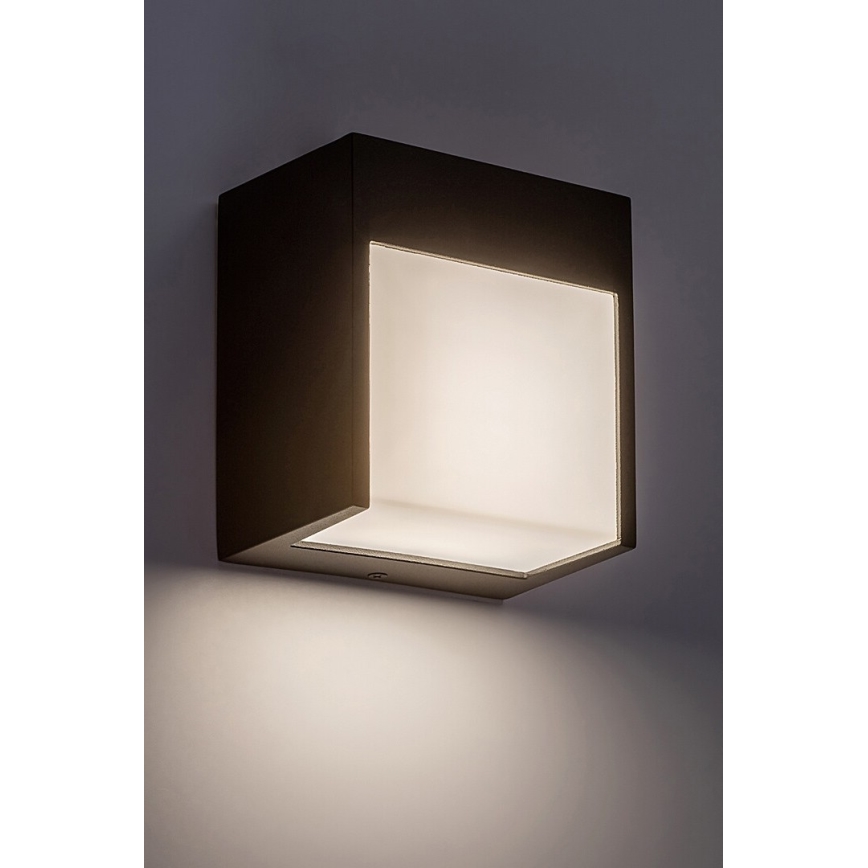 Rabalux - LED Lauko sieninis šviestuvas LED/12W/230V black IP54
