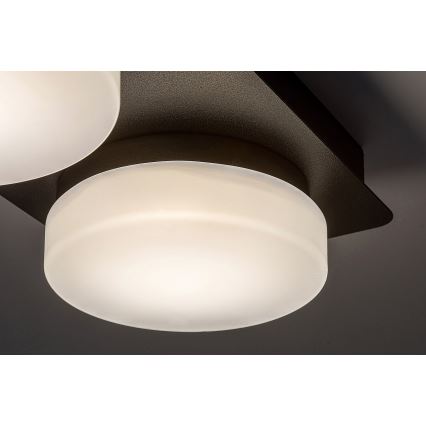 Rabalux - LED lubinis vonios šviestuvas 2xLED/5,5W/230V IP44 juoda