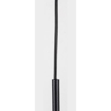 Rabalux - Vonios kambario pakabinamas šviestuvas su kabeliu 1xE27/15W/230V juodas IP44
